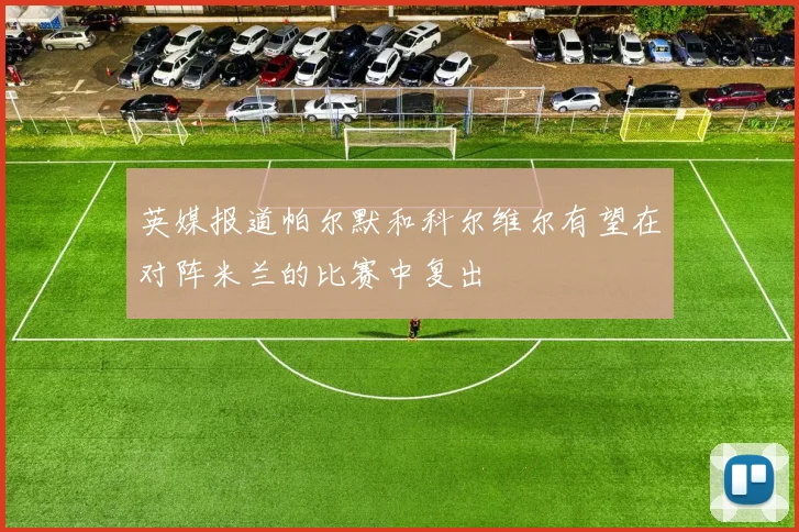 英媒报道帕尔默和科尔维尔有望在对阵米兰的比赛中复出